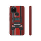 Dark Red Tractor #2 Tough Phone Case