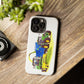 John Deere 7430 Forager and 6910S Tractor Tough Phone Case