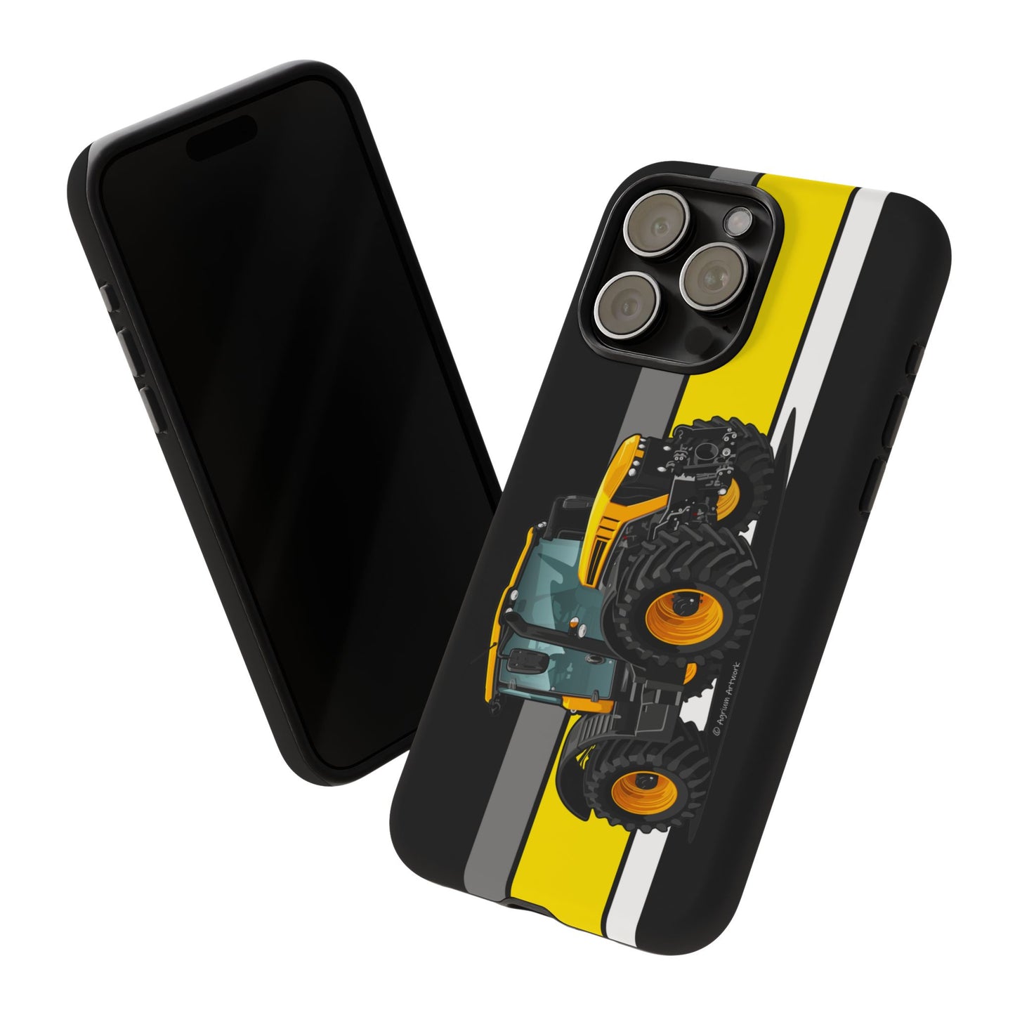 Yellow Fastrak 4000 Series Tough Phone Case - Black