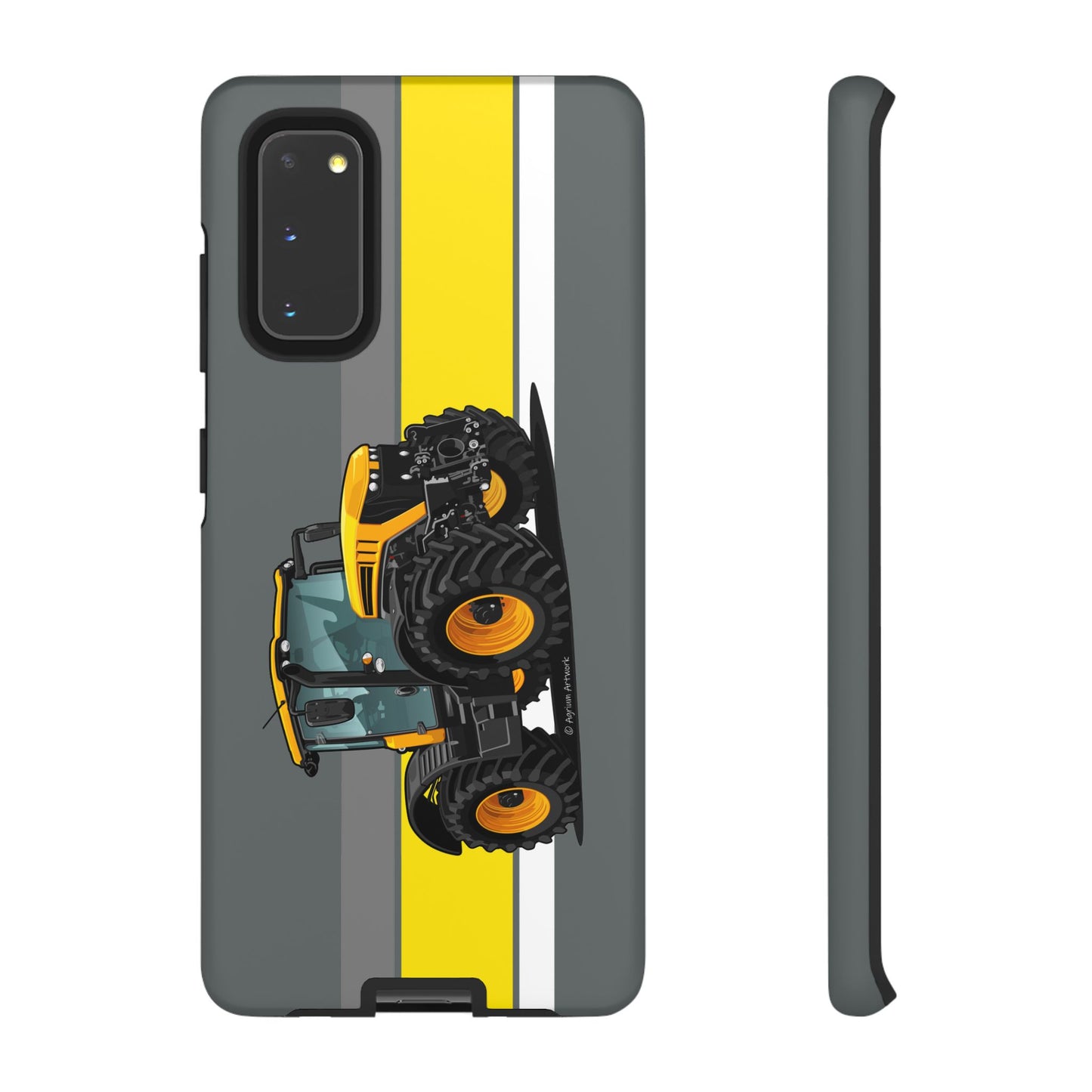 Yellow Fastrak 4000 Series Tough Phone Case - Grey