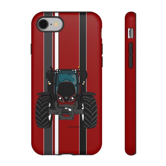 Maroon Tractor #1 Tough Phone Case