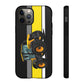 Yellow Fastrak 4000 Series Tough Phone Case - Black