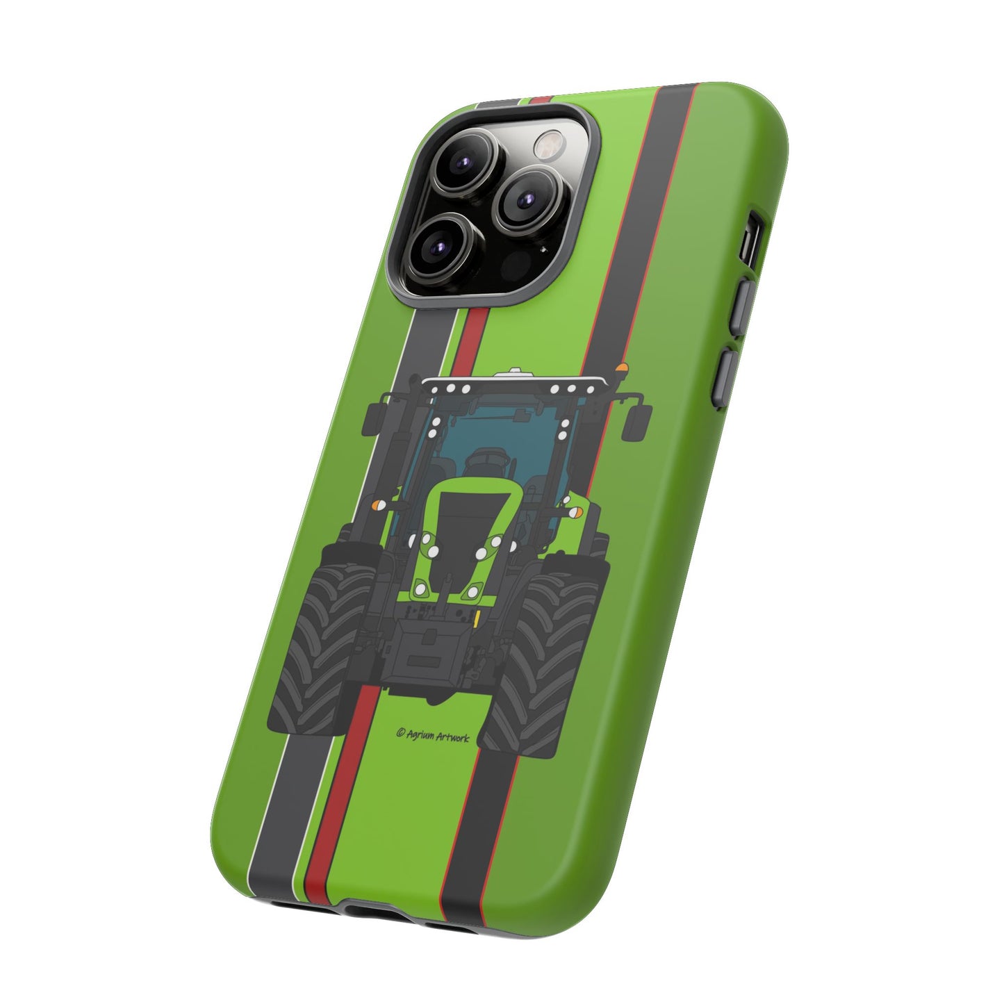 Lime Green Tractor #1 Tough Phone Case