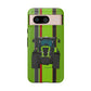 Lime Green Tractor #1 Tough Phone Case