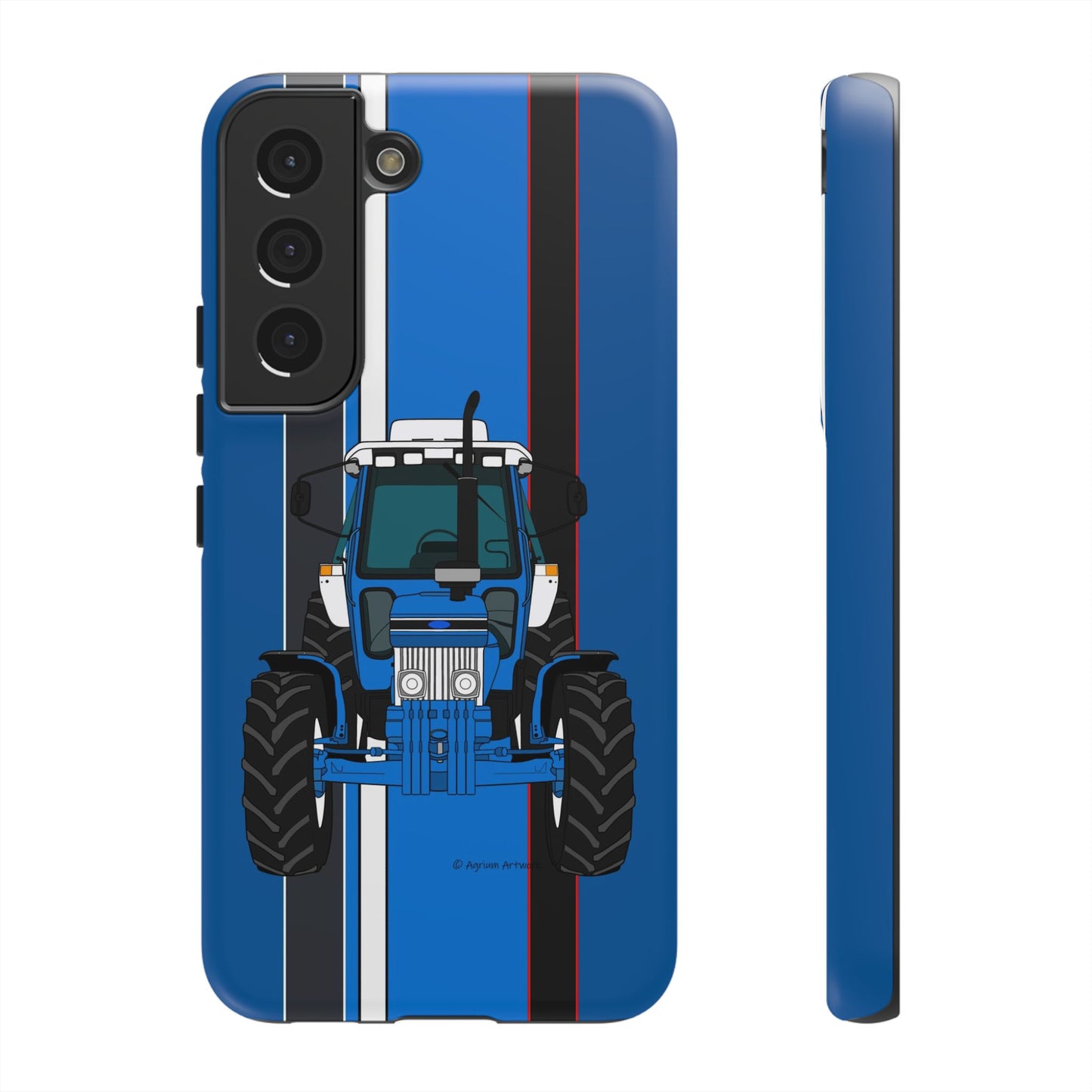 Blue Tractor #3 Tough Phone Case