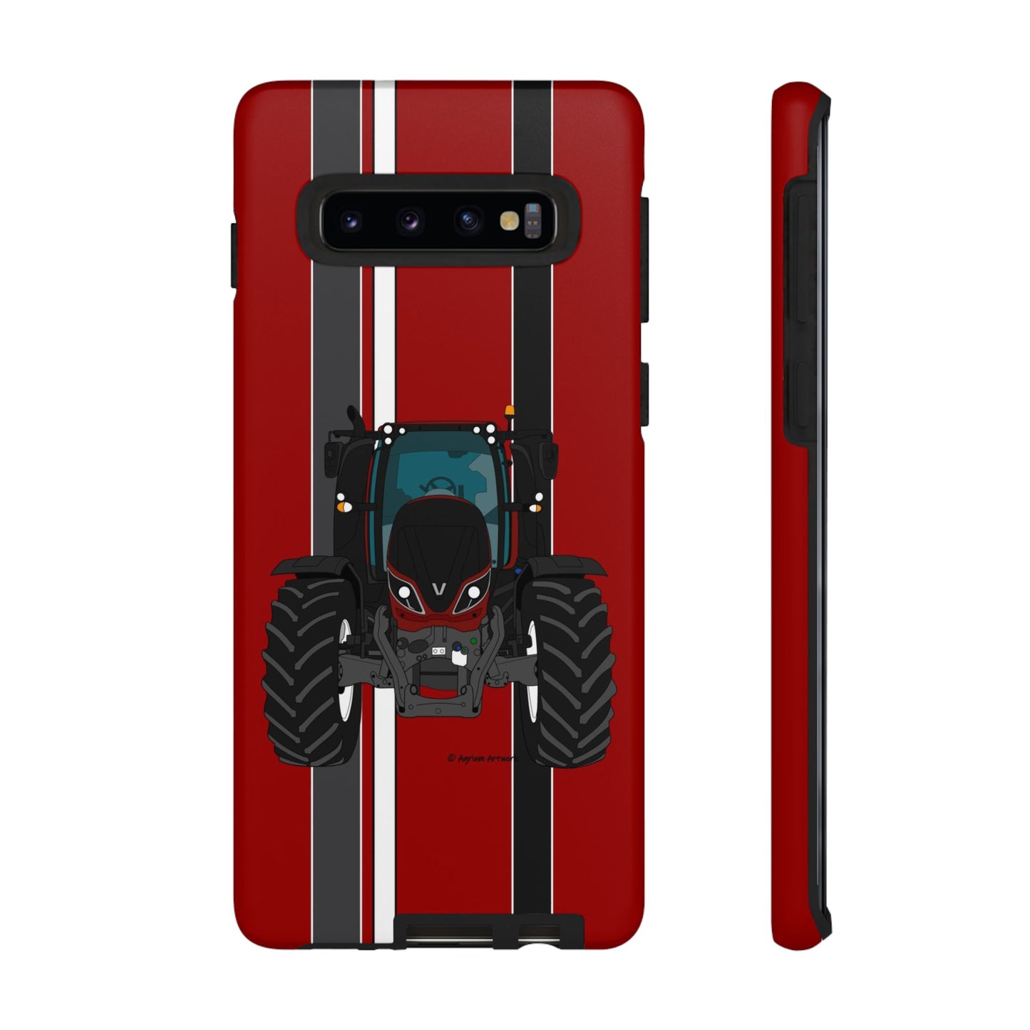 Maroon Tractor #1 Tough Phone Case