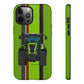 Lime Green Tractor #1 Tough Phone Case