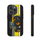 Yellow Fastrak 4000 Series Tough Phone Case - Black