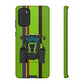 Lime Green Tractor #1 Tough Phone Case