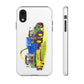 John Deere 7430 Forager and 6910S Tractor Tough Phone Case