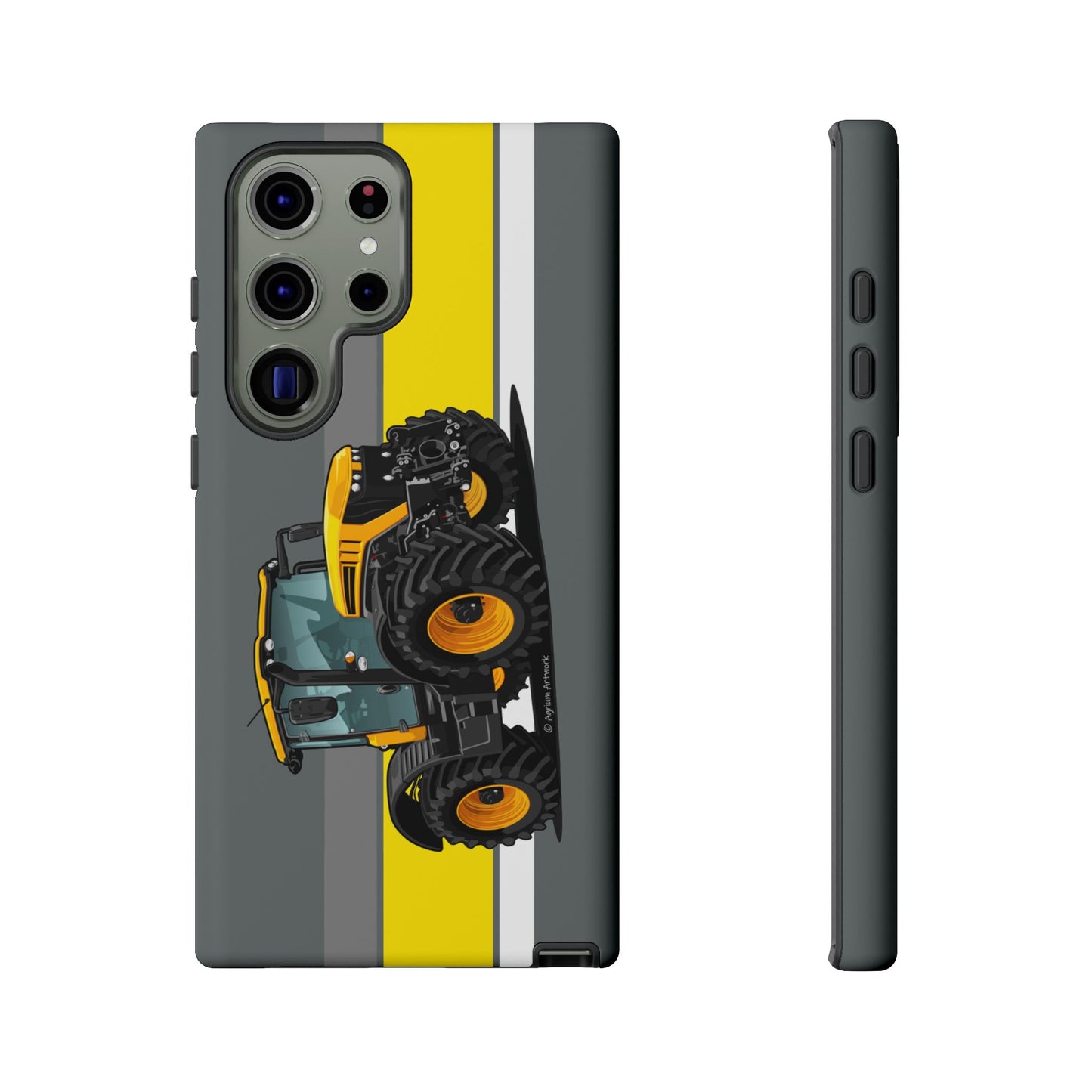 Yellow Fastrak 4000 Series Tough Phone Case - Grey