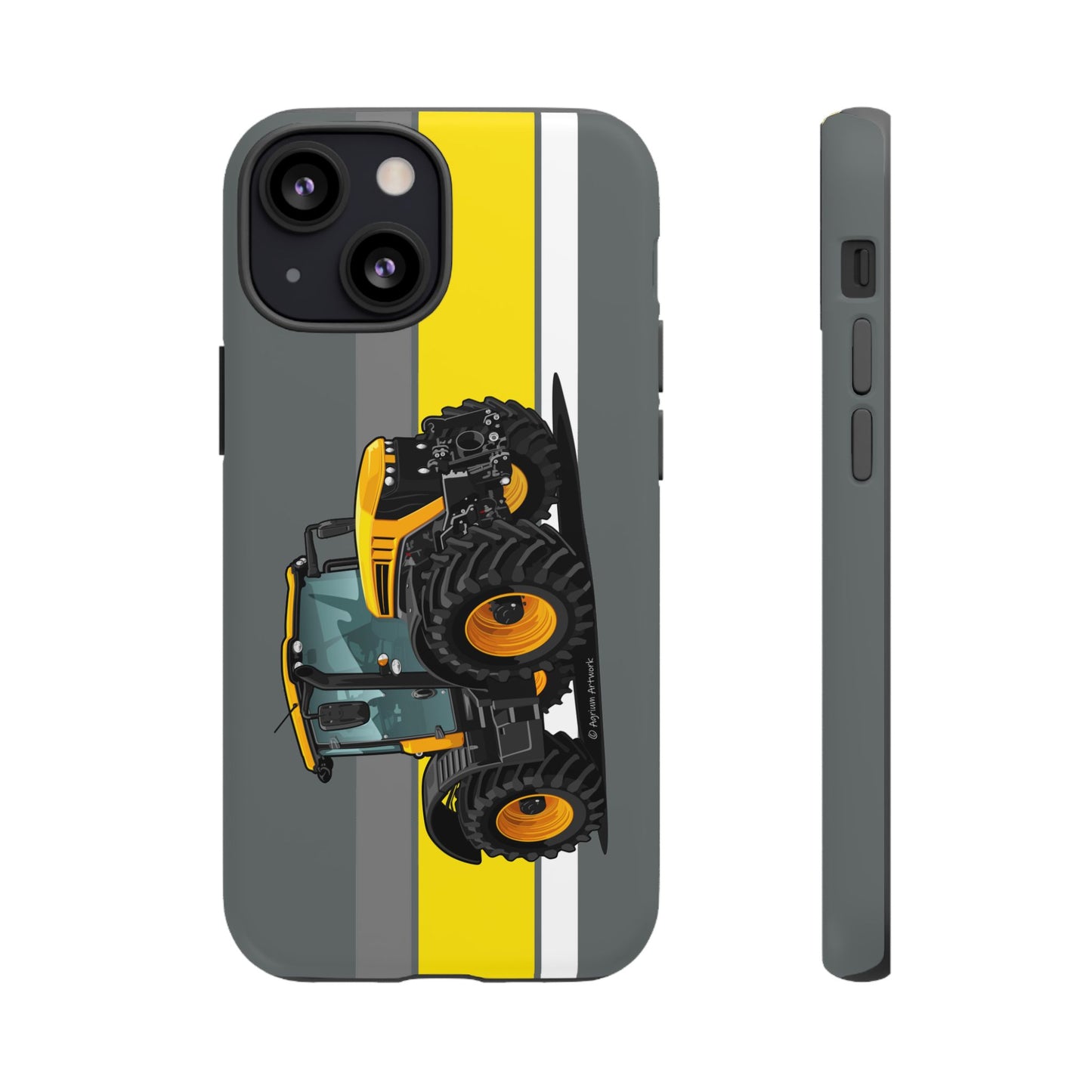 Yellow Fastrak 4000 Series Tough Phone Case - Grey