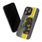 Yellow Fastrak 4000 Series Tough Phone Case - Grey