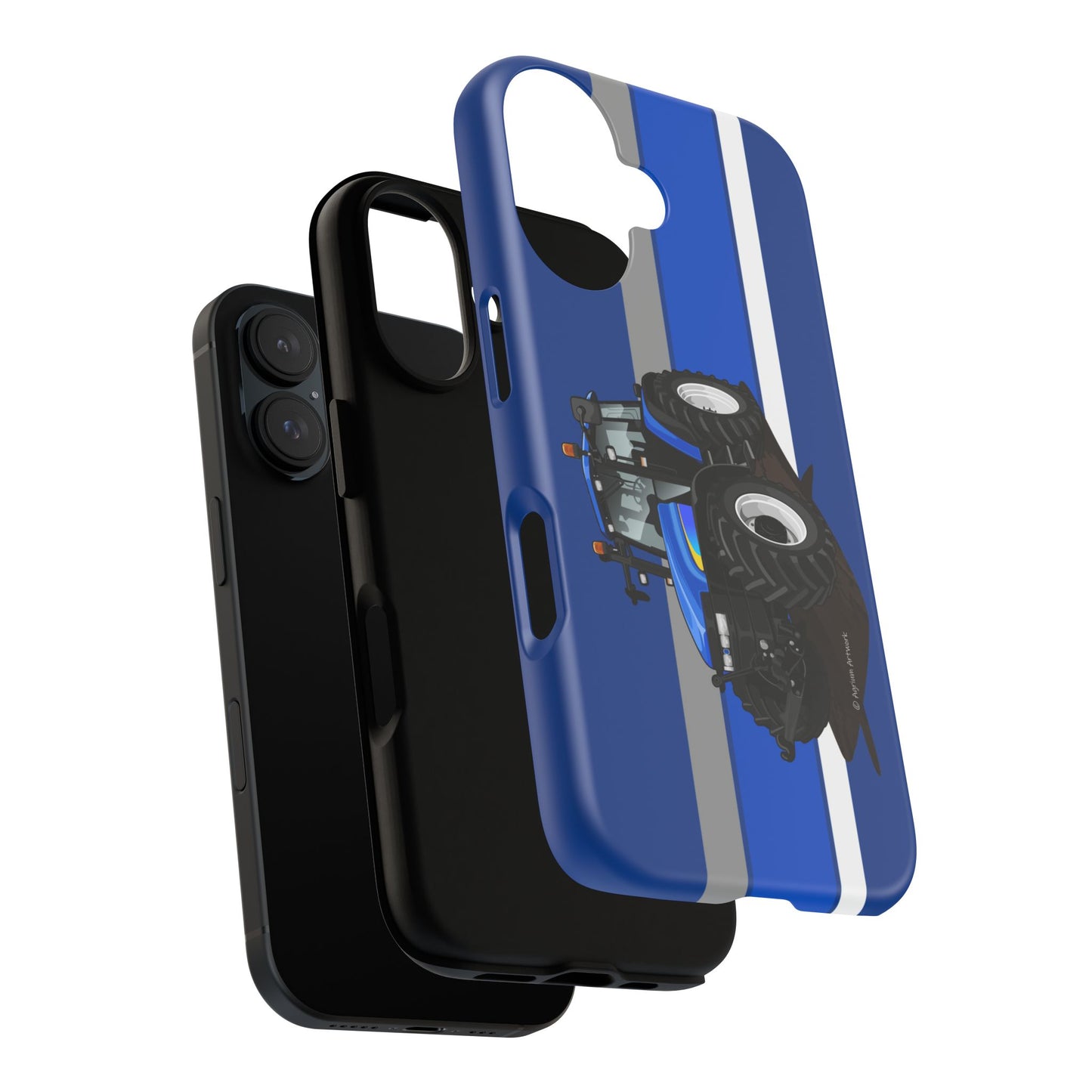 New Holland TM155 Tough Phone Case - Blue