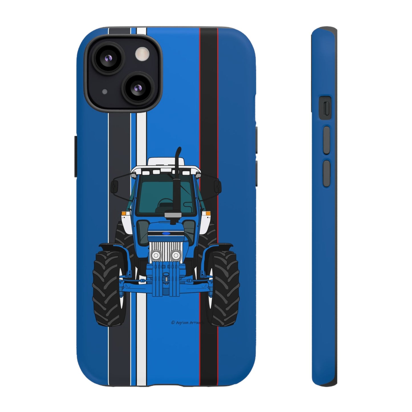 Blue Tractor #3 Tough Phone Case