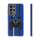 Blue Tractor #4 Tough Phone Case