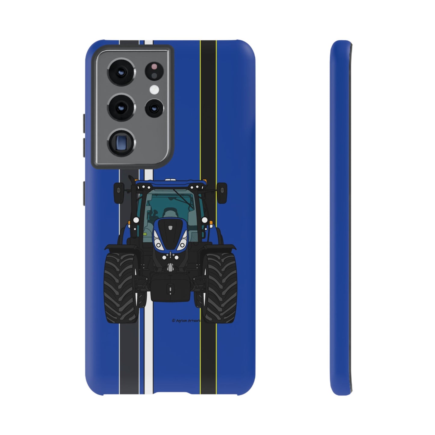 Blue Tractor #4 Tough Phone Case