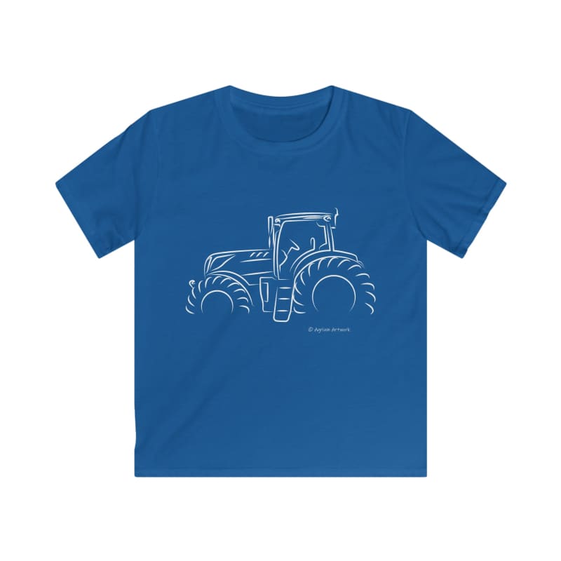 New Holland T7 Tractor Highlights - Kids T-Shirt