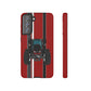 Maroon Tractor #1 Tough Phone Case