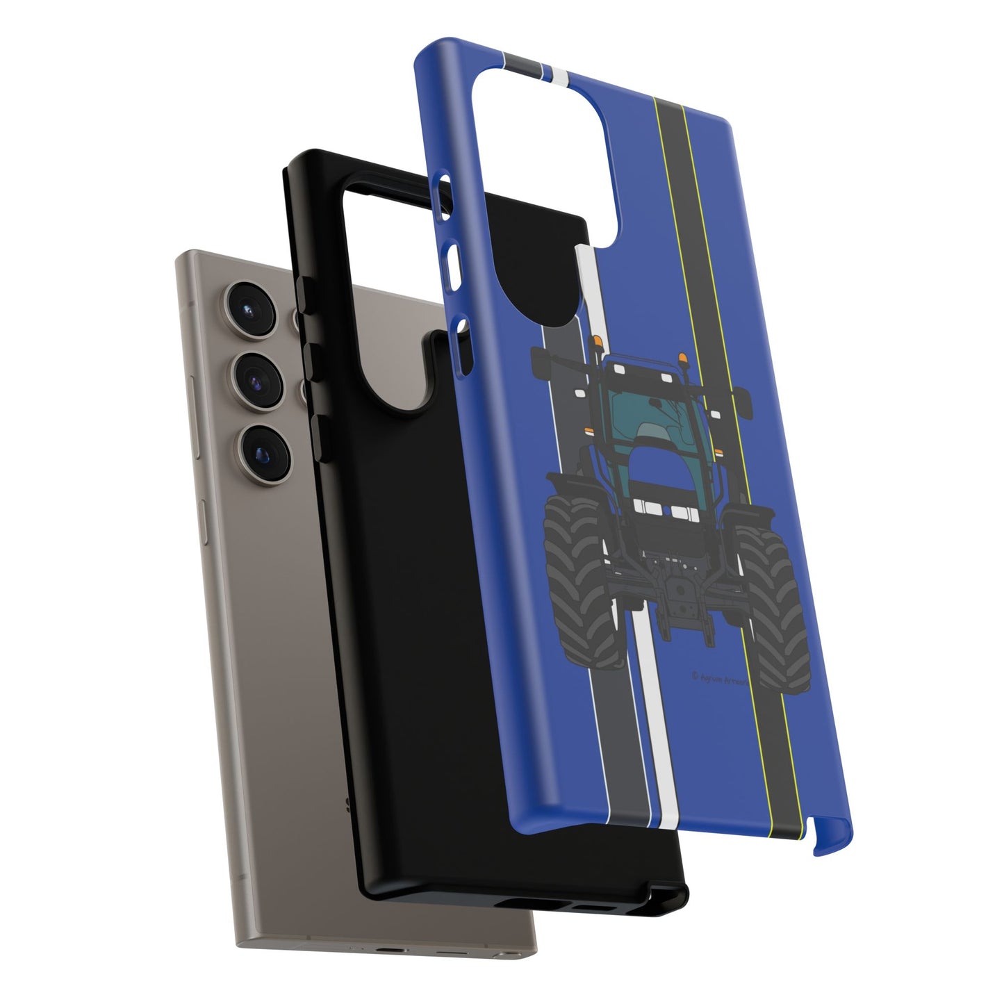 Blue Tractor #2 Tough Phone Case