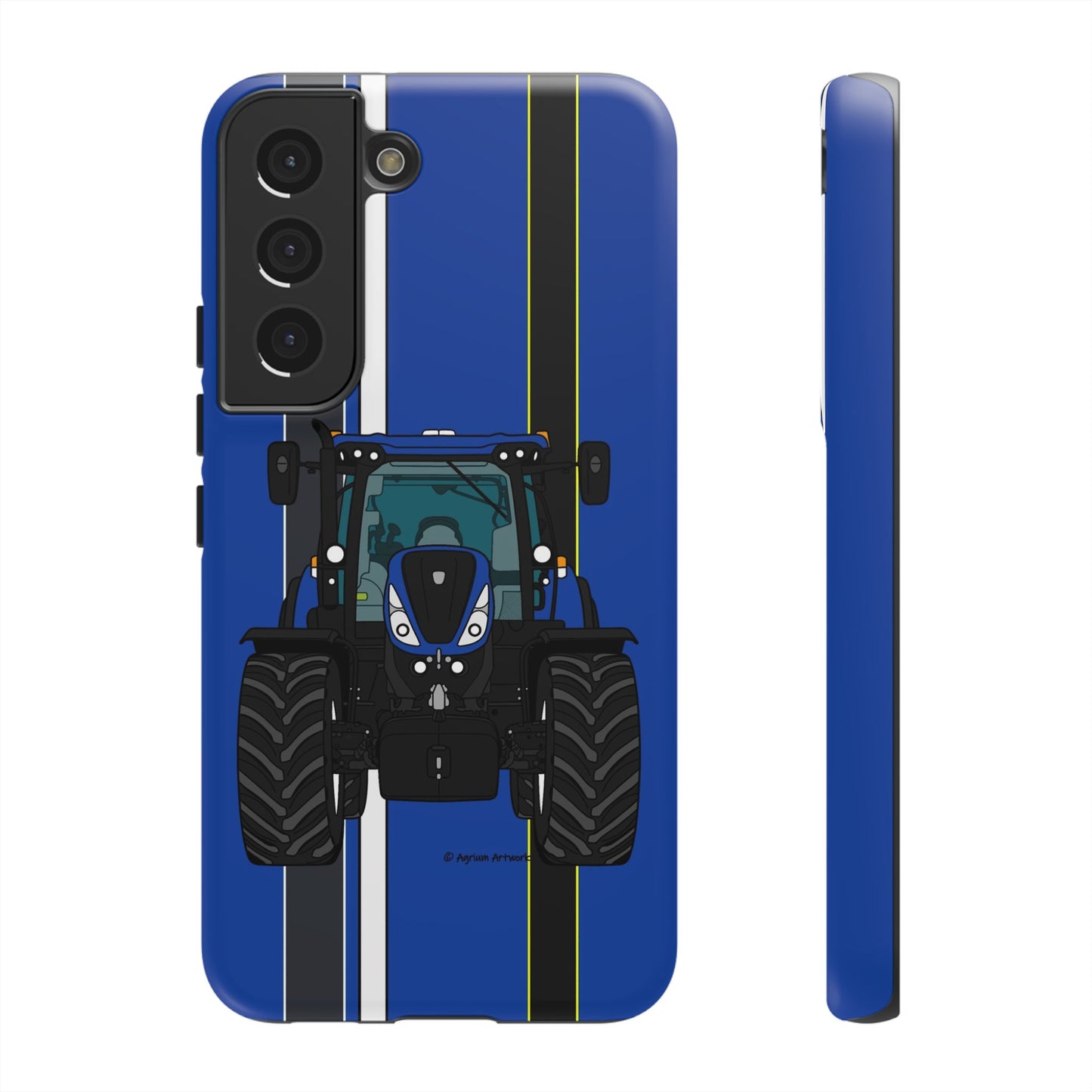 Blue Tractor #4 Tough Phone Case