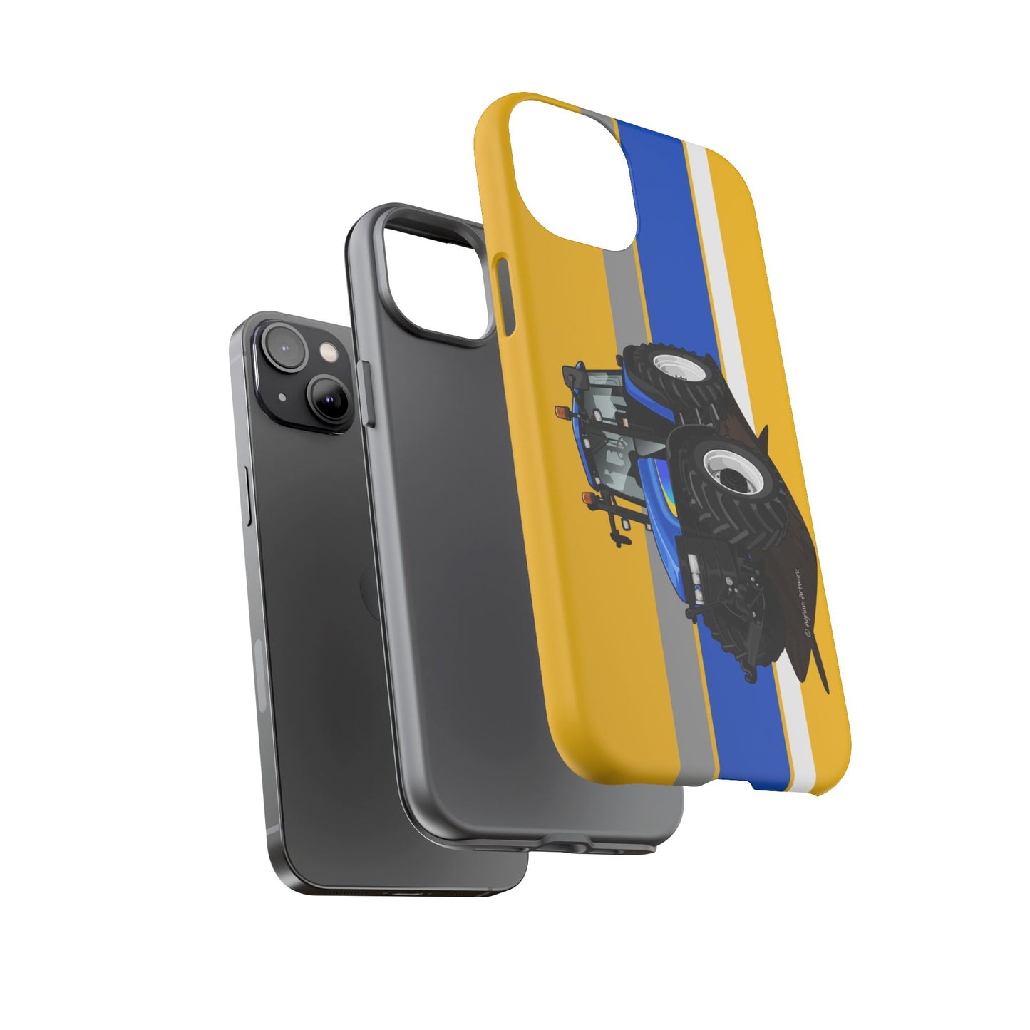 New Holland TM155 Tough Phone Case - Yellow