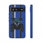 Blue Tractor #4 Tough Phone Case