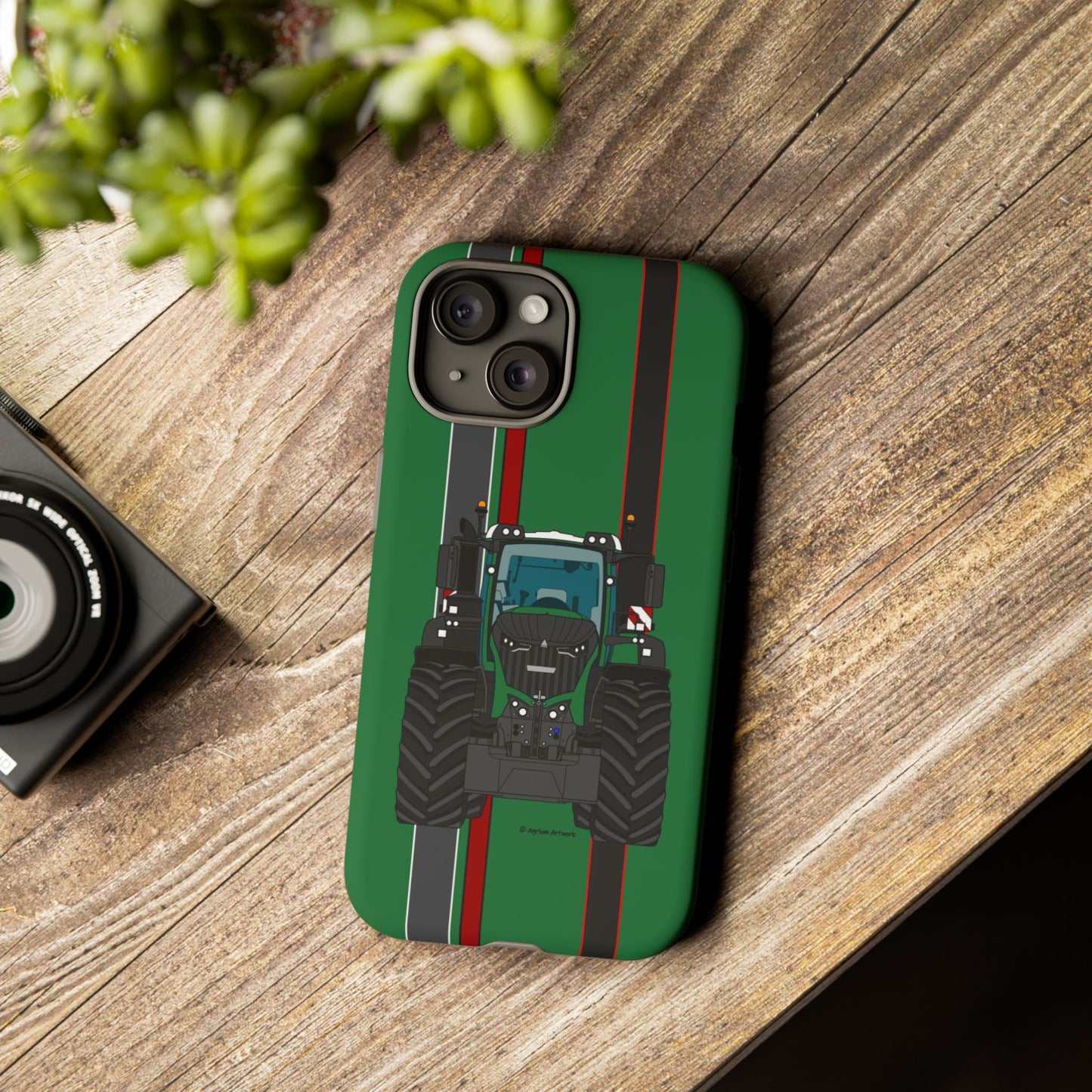 Olive Green Tractor #2 Tough Phone Case