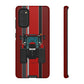 Dark Red Tractor #1 Tough Phone Case