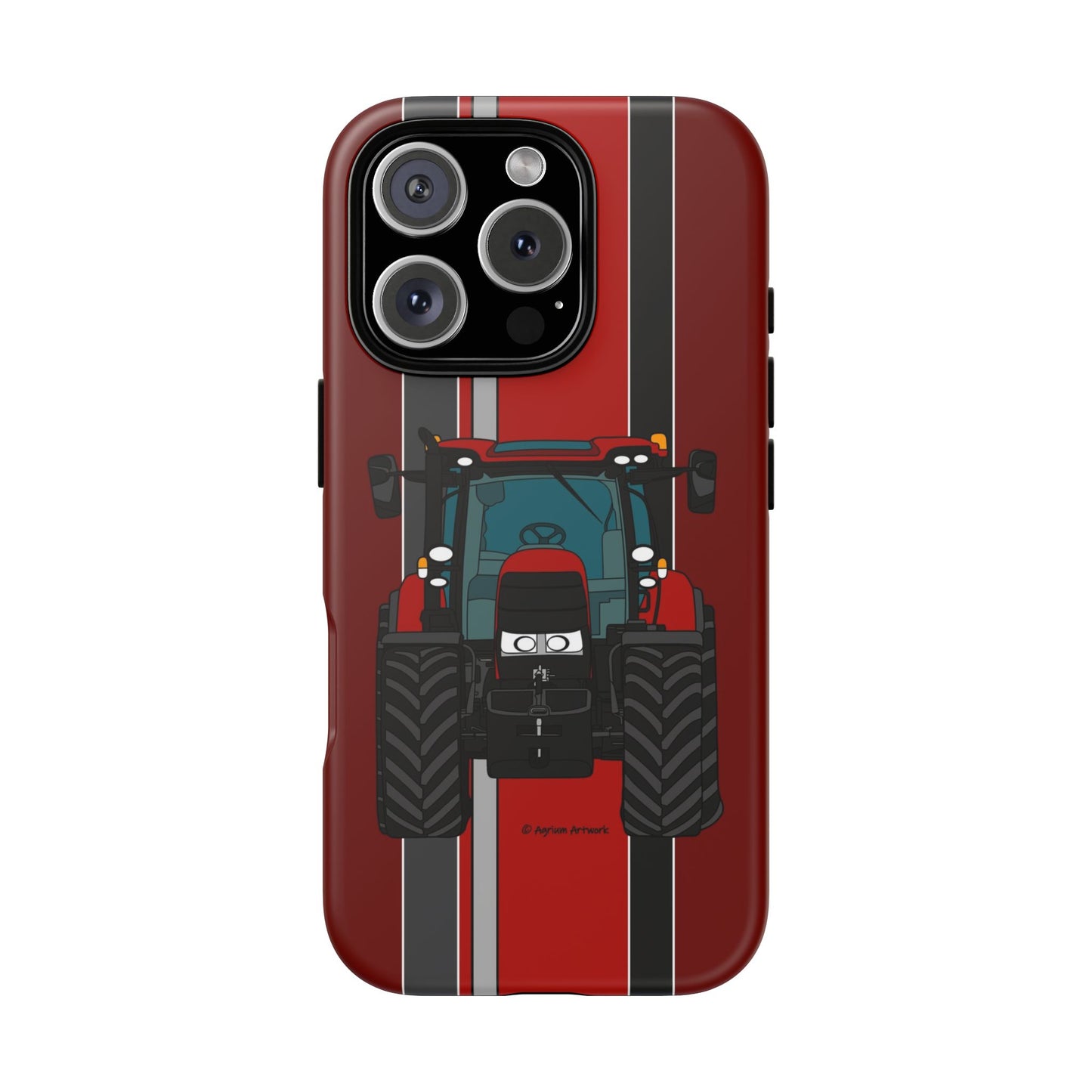 Dark Red Tractor #1 Tough Phone Case