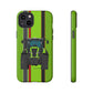 Lime Green Tractor #1 Tough Phone Case