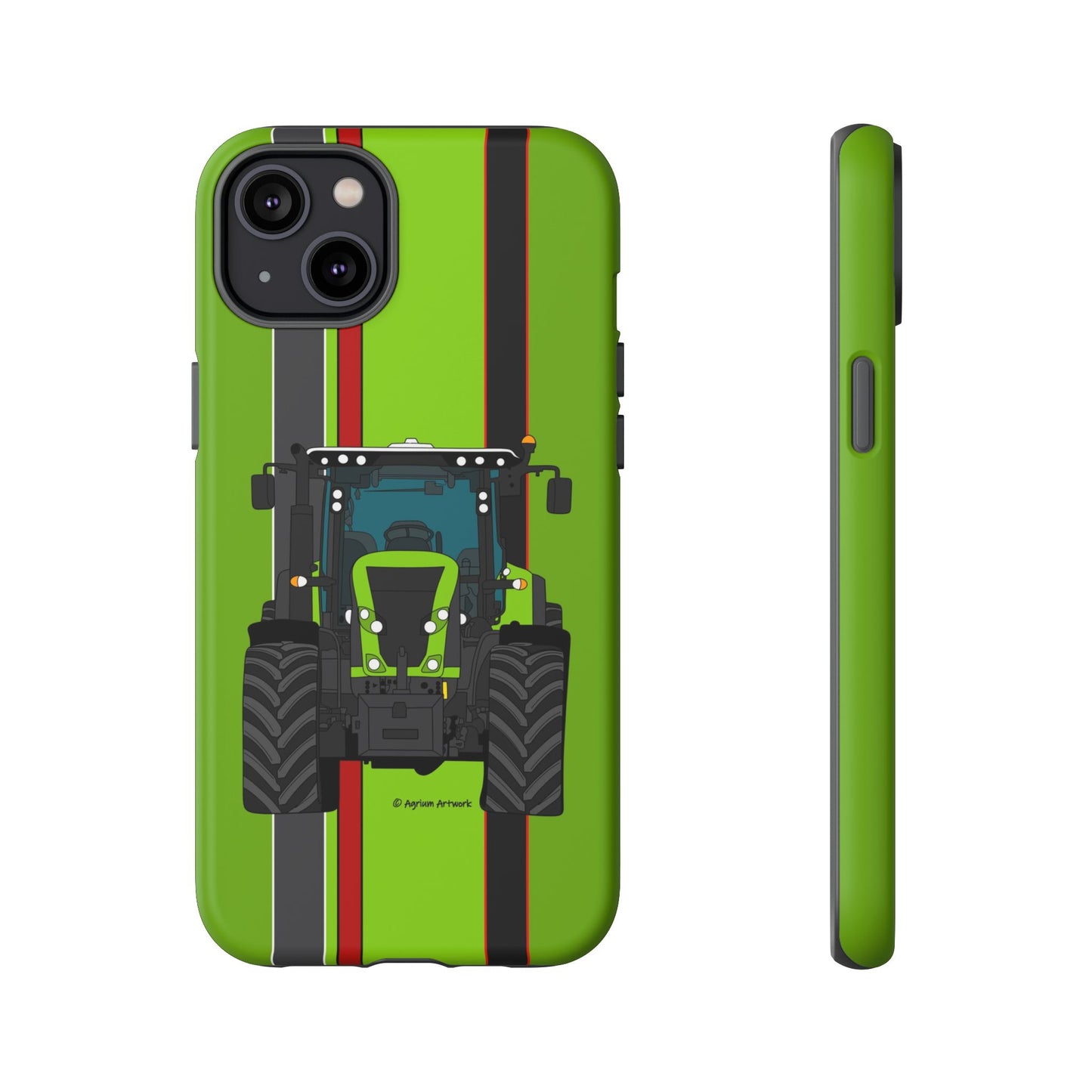 Lime Green Tractor #1 Tough Phone Case