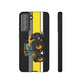 Yellow Fastrak 4000 Series Tough Phone Case - Black