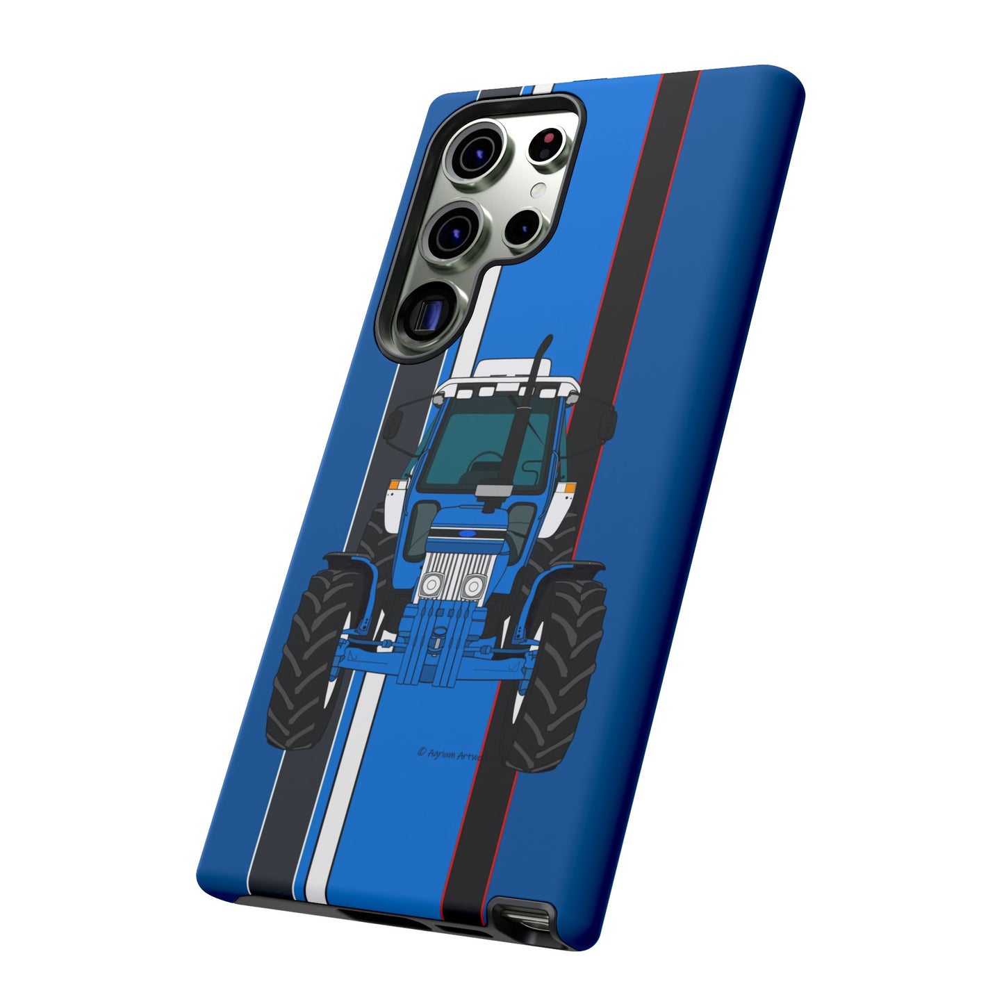 Blue Tractor #3 Tough Phone Case