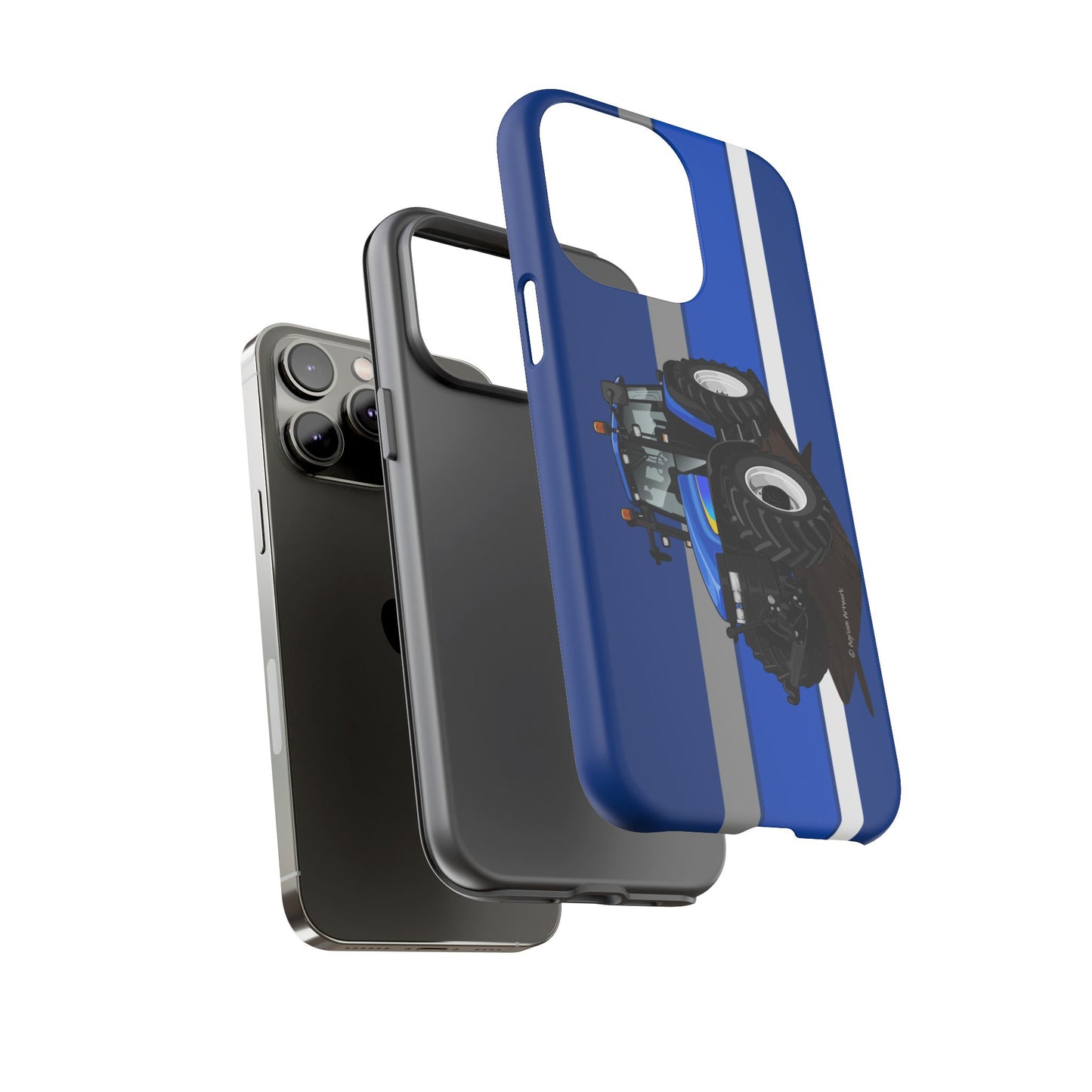 New Holland TM155 Tough Phone Case - Blue