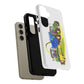 John Deere 7430 Forager and 6910S Tractor Tough Phone Case