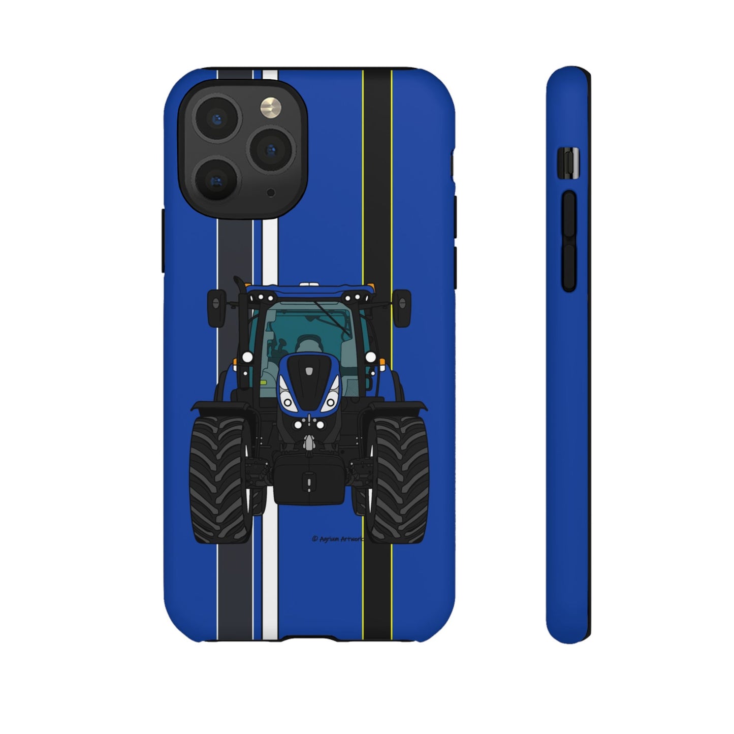 Blue Tractor #4 Tough Phone Case