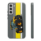 Yellow Fastrak 4000 Series Tough Phone Case - Grey