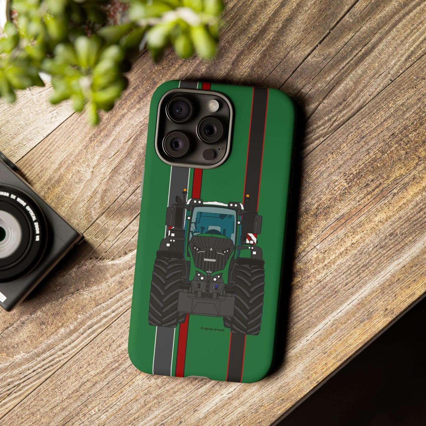 Olive Green Tractor #2 Tough Phone Case