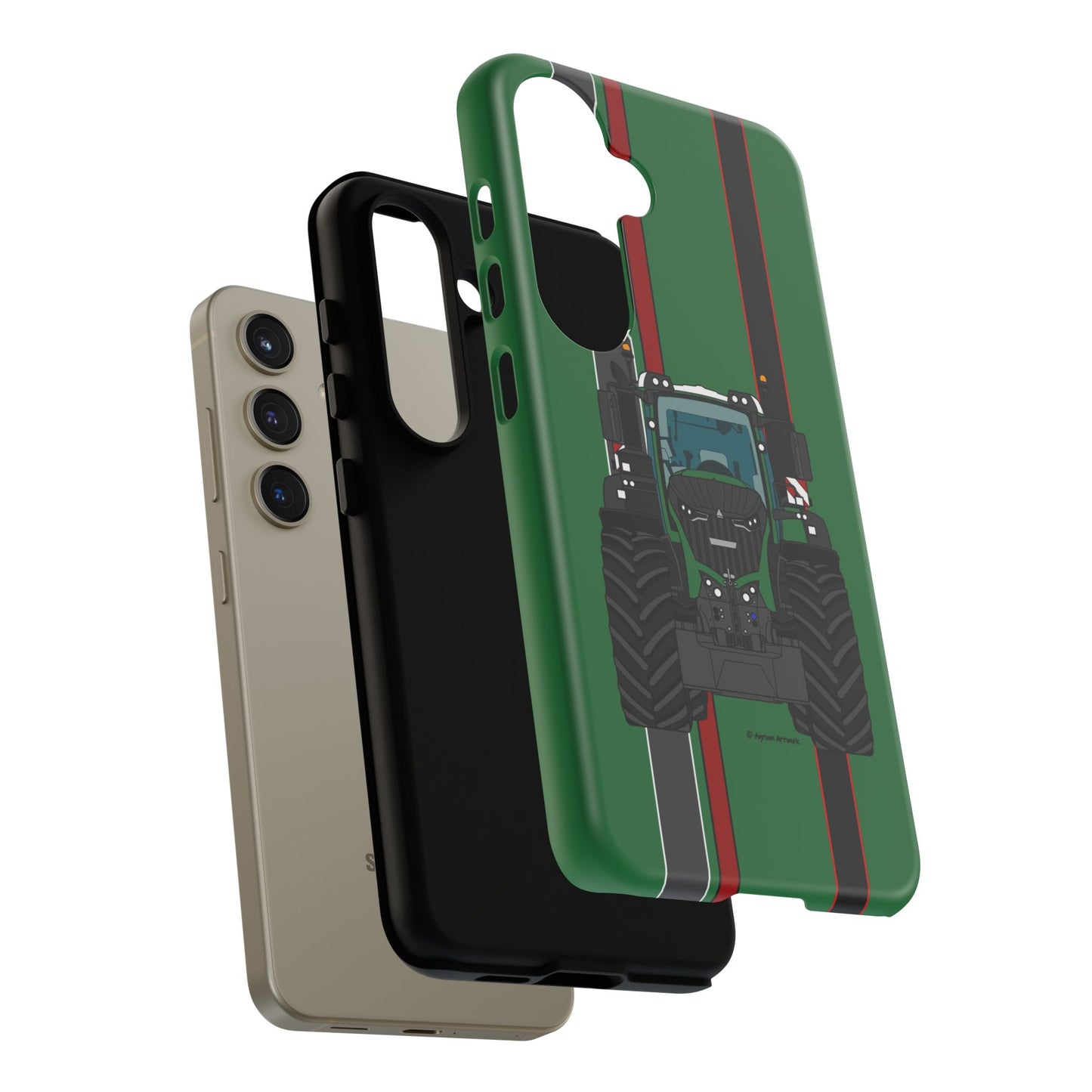 Olive Green Tractor #2 Tough Phone Case