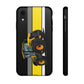 Yellow Fastrak 4000 Series Tough Phone Case - Black