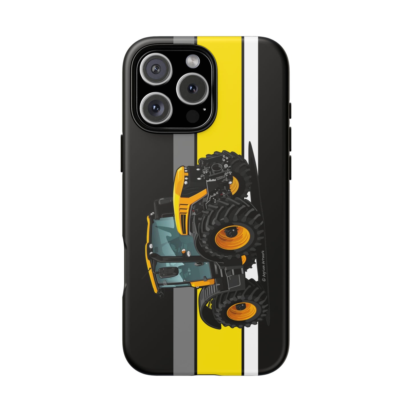 Yellow Fastrak 4000 Series Tough Phone Case - Black