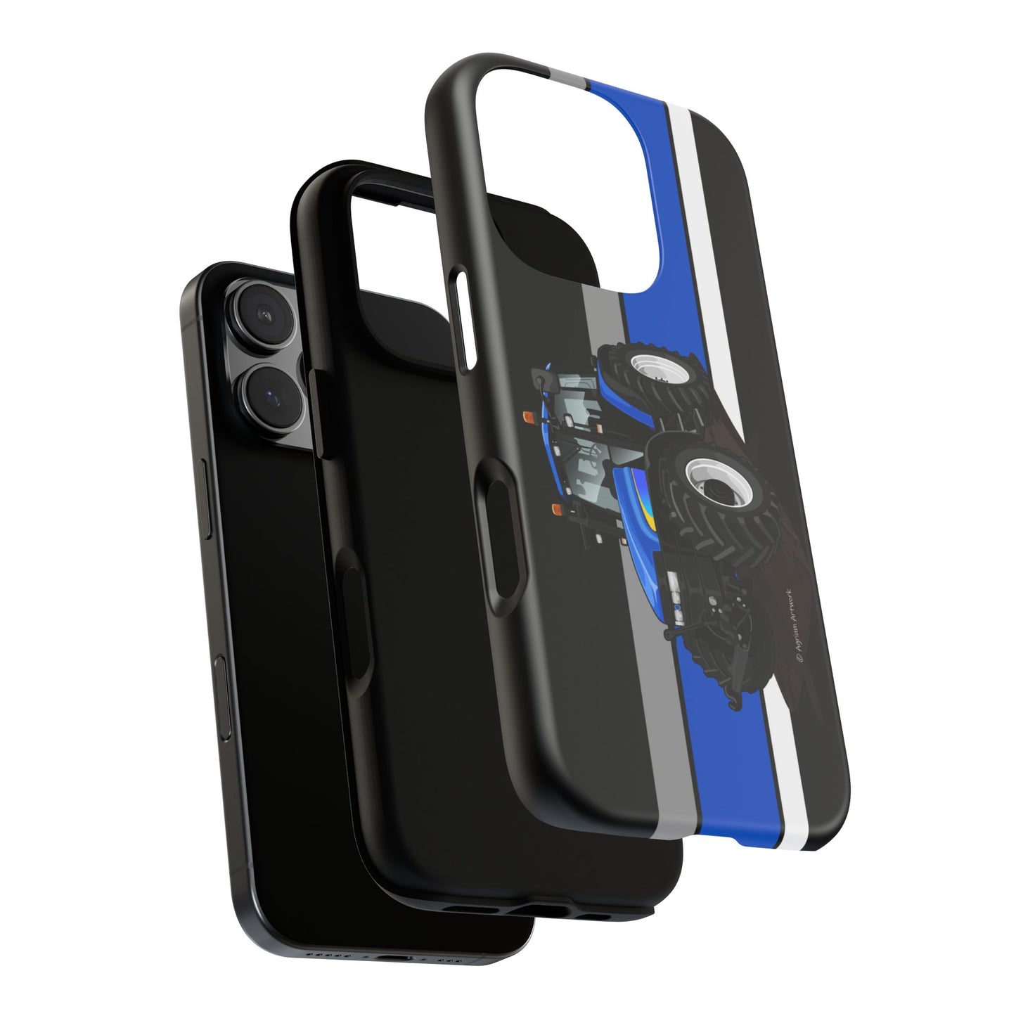 New Holland TM155 Tough Phone Case - Black