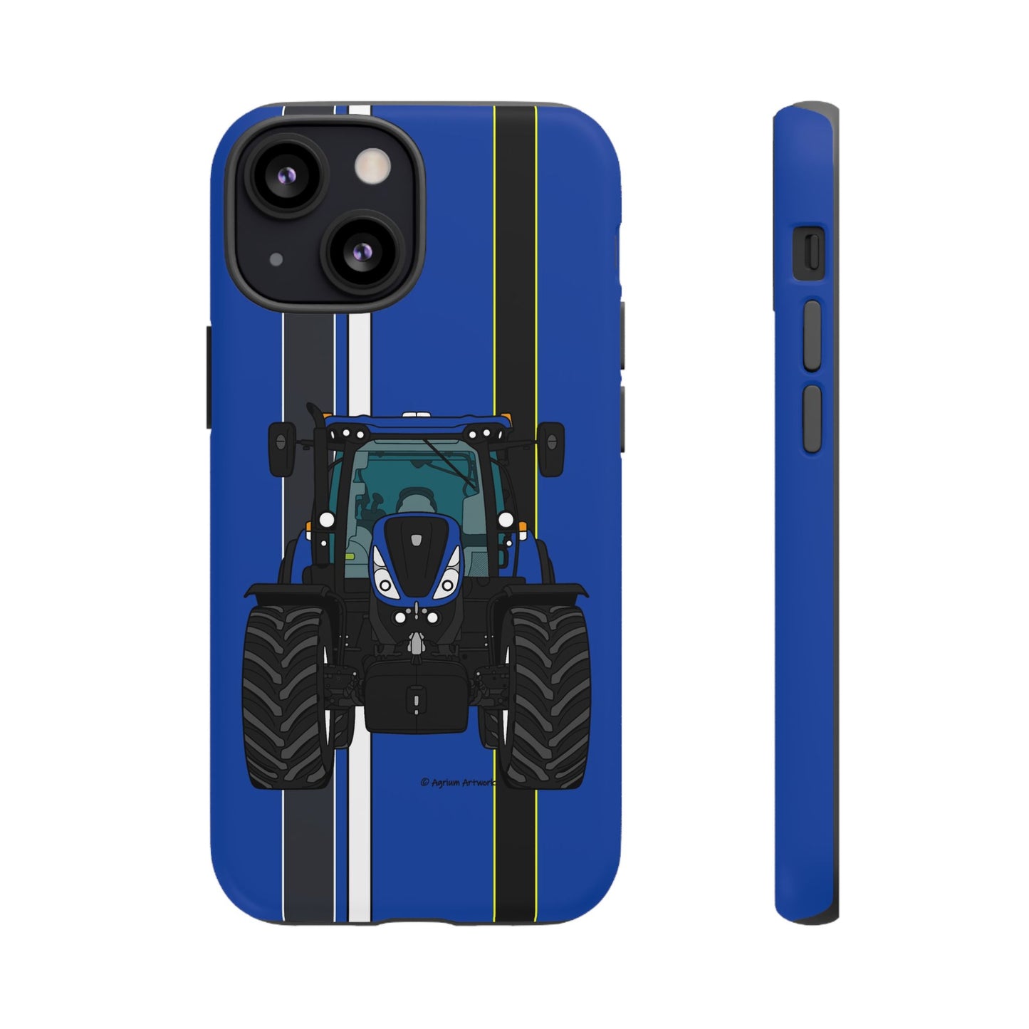 Blue Tractor #4 Tough Phone Case