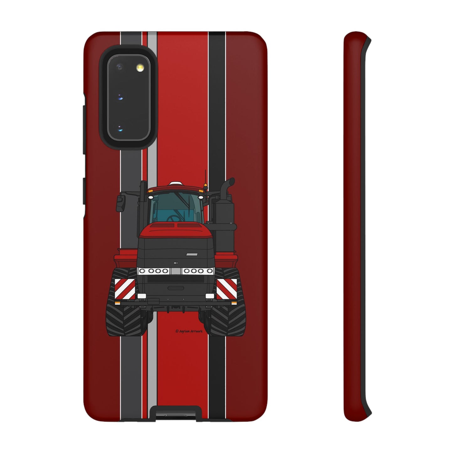 Dark Red Tractor #2 Tough Phone Case