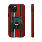 Dark Red Tractor #1 Tough Phone Case