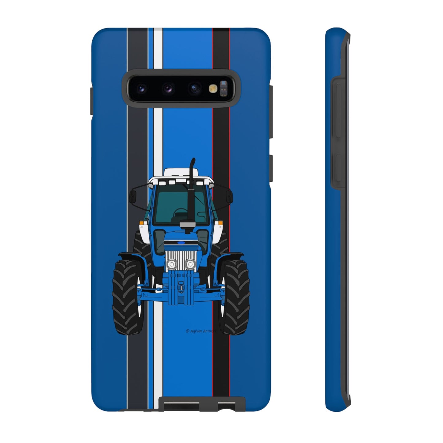 Blue Tractor #3 Tough Phone Case