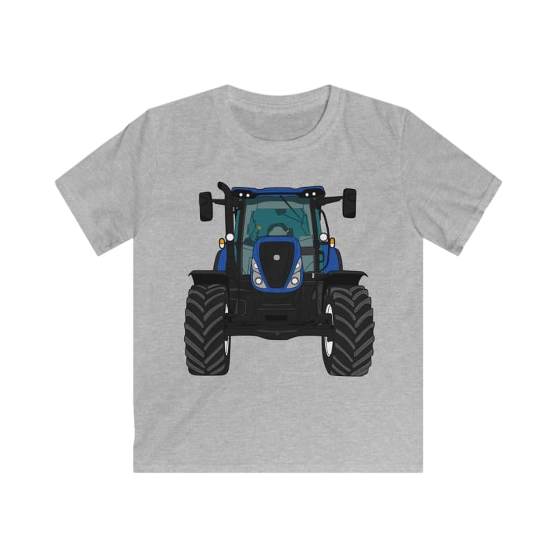 New Holland T7.175 Tractor - Kids Cartoon T-Shirt