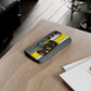 Yellow Fastrak 4000 Series Tough Phone Case - Grey