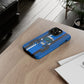 Blue Tractor #3 Tough Phone Case